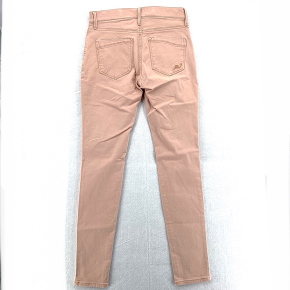 Express Stretch Pink Mid Rise Legging Skinny Jean - Picture 6 of 10
